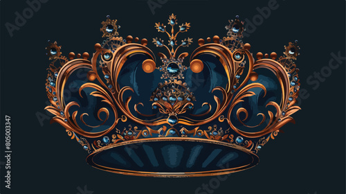 Royal crown design King luxury jewelry insignia empery