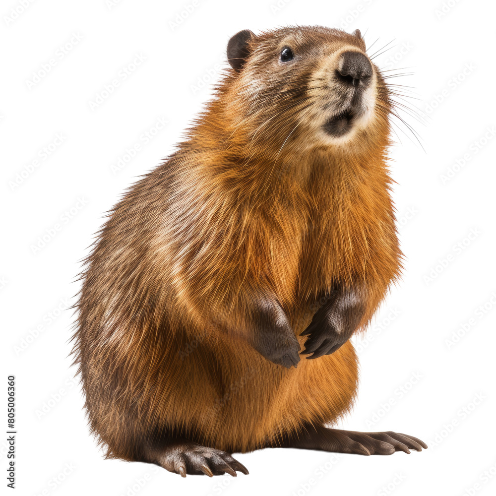 prairie dog isolated on transparent background cutout