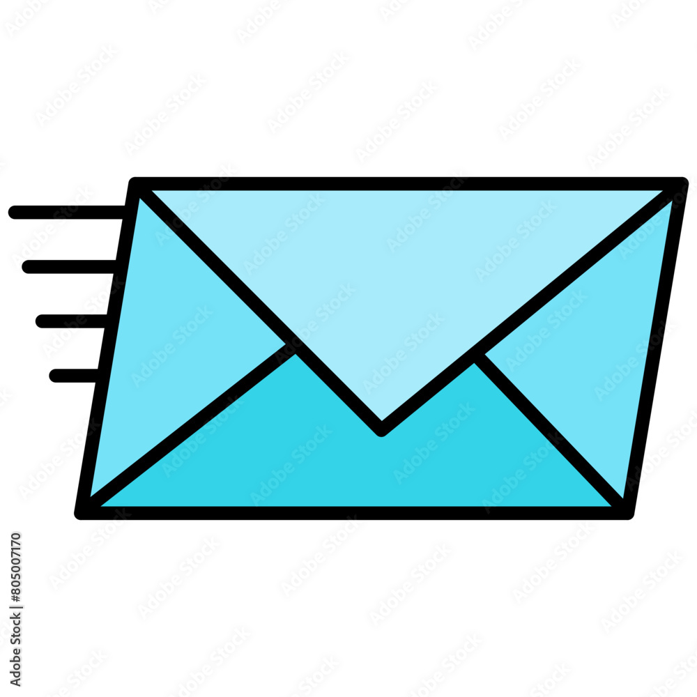 send fast, Contact, email, fast Icon