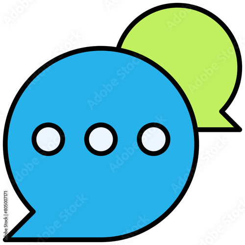 Bubble, chat, email, message Icon