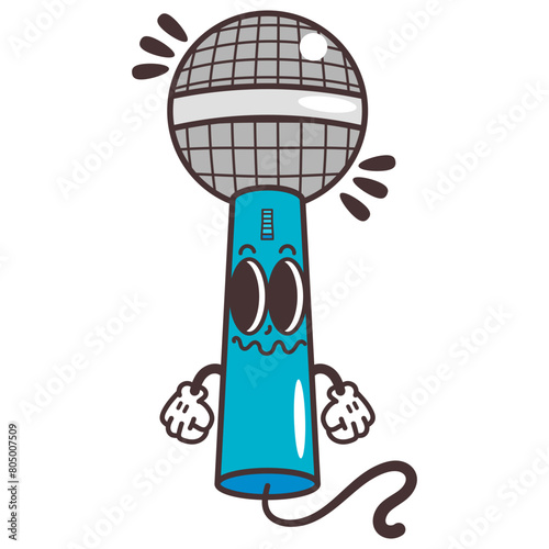 Retro Cartoon Vector Hand Drawn