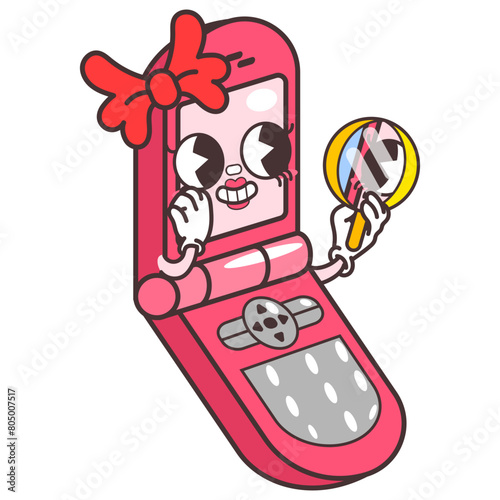 Retro Cartoon Vector Hand Drawn