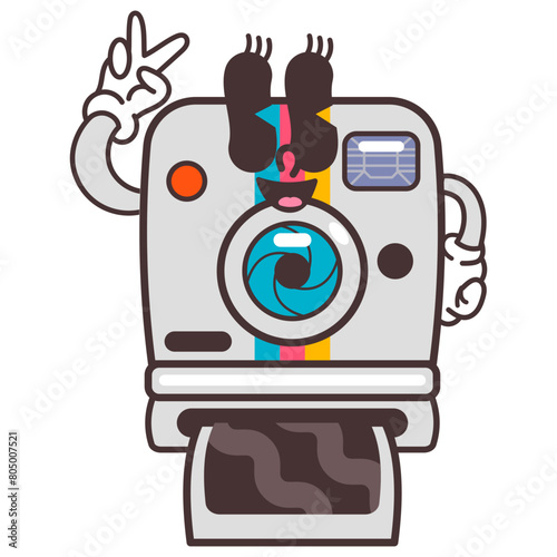 Retro Cartoon Vector Hand Drawn