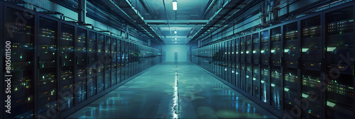 Illuminated Data Centre: Crypt of the Modern Information Age