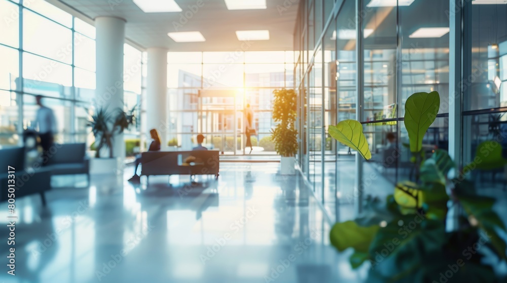 long exposure shot of a crowd of business people walking in a bright office lobby, fast-moving with blurriness. long exposure shot of a crowd of business people walking in a bright office lobby, fast-moving with blurriness.