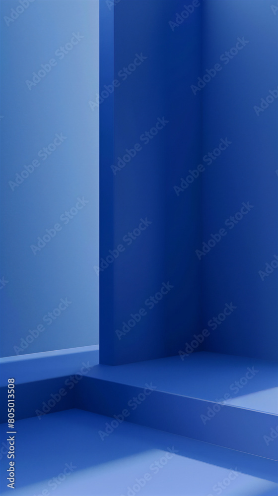 empty room with blue wall empty room with blue wall