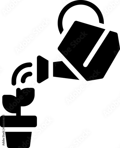 Plant watering icon