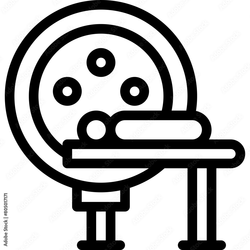 Fototapeta premium Ct, mri, radiology, room, scan Icon