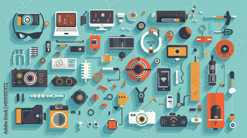 Technology concept with Gadgets design vector illustration