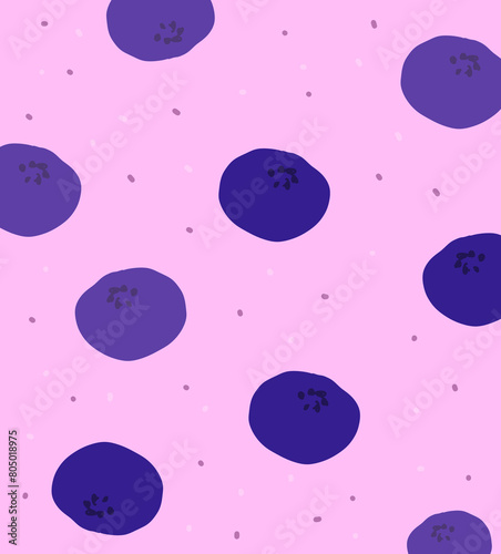 blueberry background design for templates.