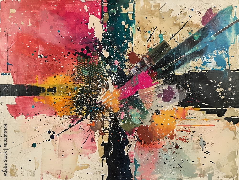 Transform historical events into mesmerizing abstract compositions
