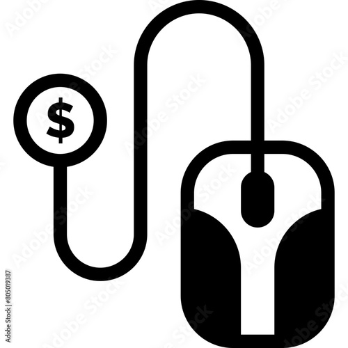 per Click, pay, per, purchase Icon