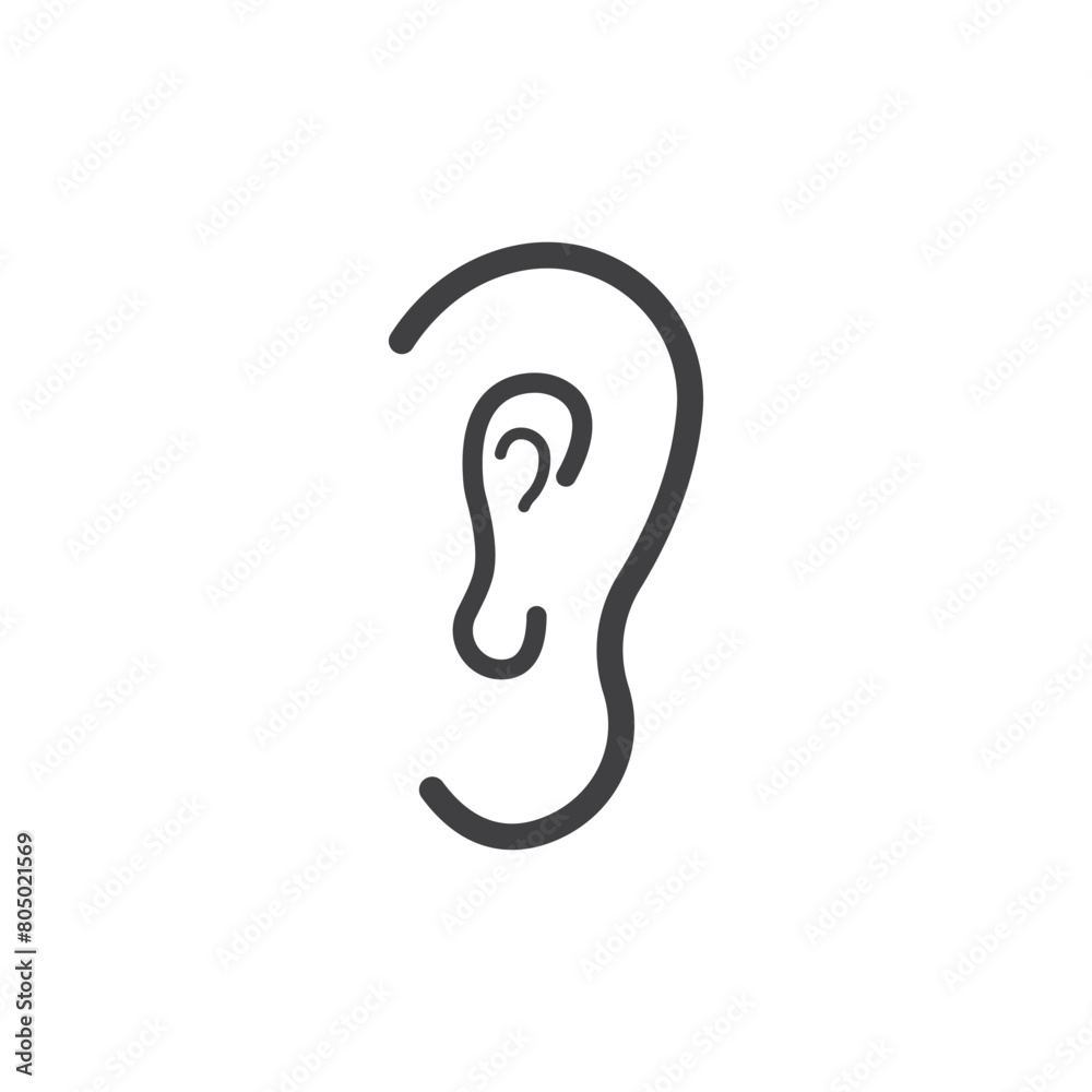 Hearing icon design Hearing icon design