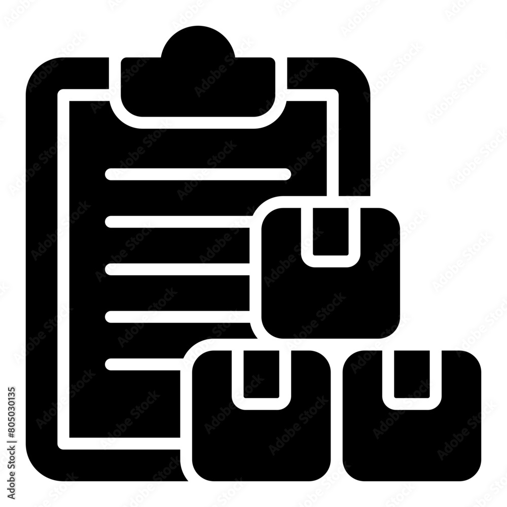 Inventory Management glyph icon