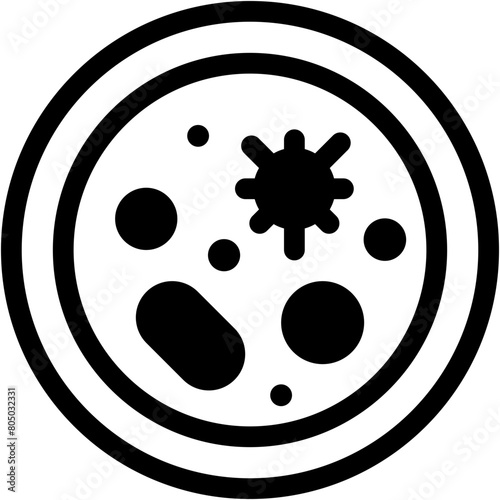 virus, bacteria, microorganism, germ, biology Icon