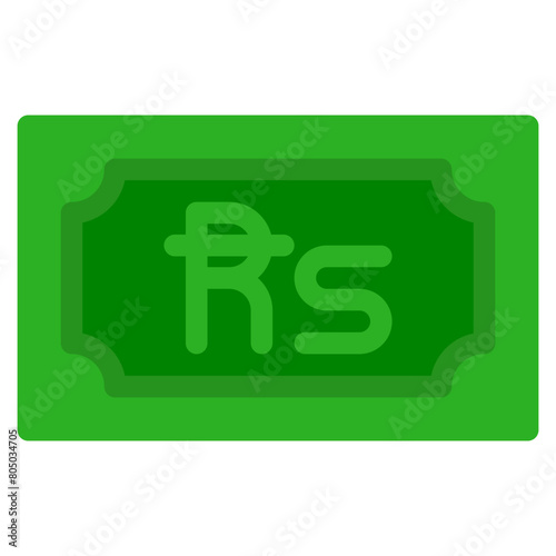Sri Lankan rupee, banknote, country, money, cash Icon