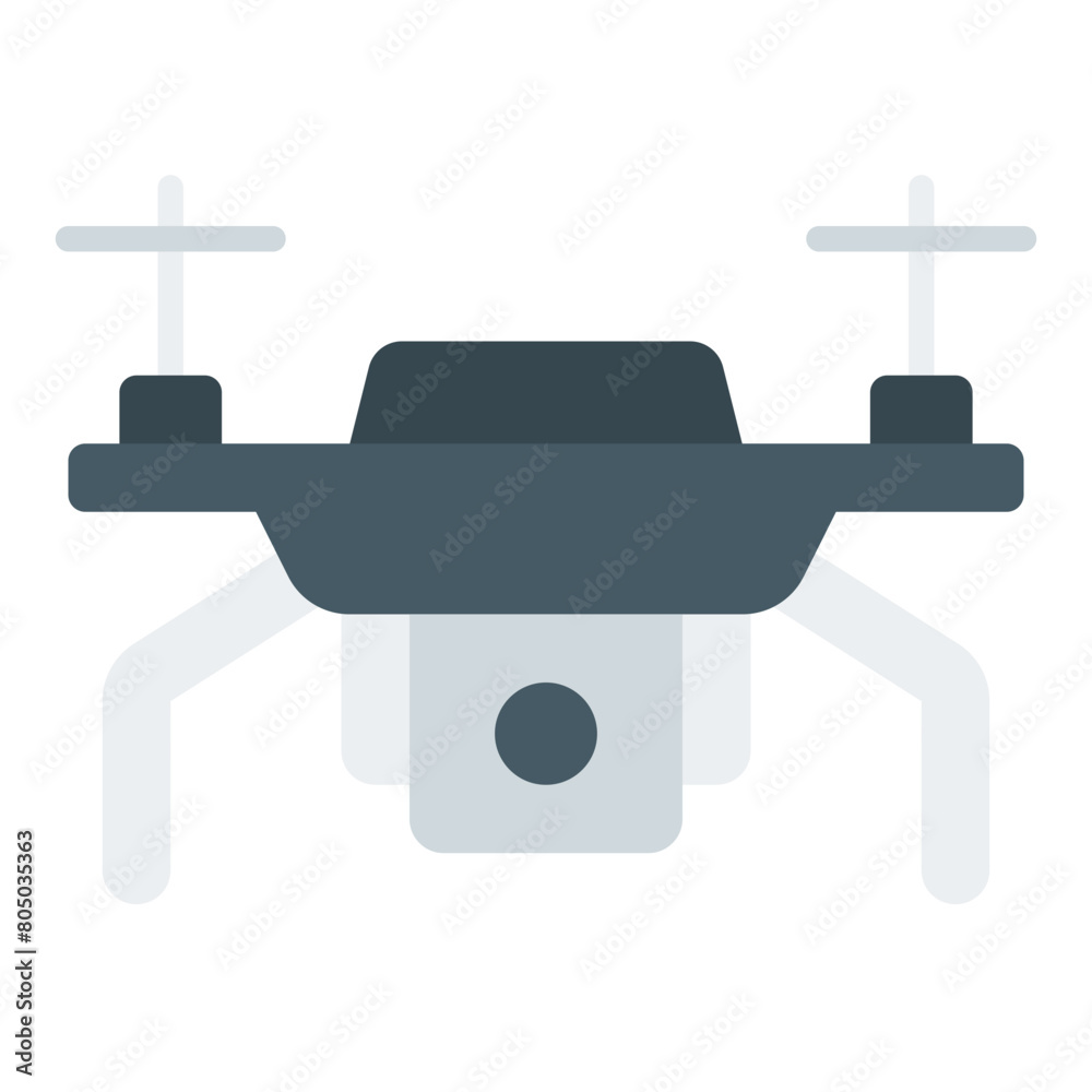 Drone flat icon Drone flat icon