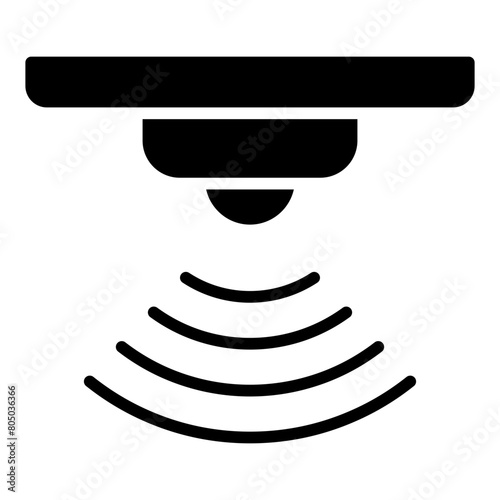 Motion Sensor glyph icon