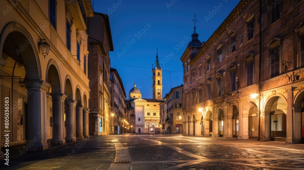 Discovering: Pristine Square Portici and Towering Architecture of Hidden Gem