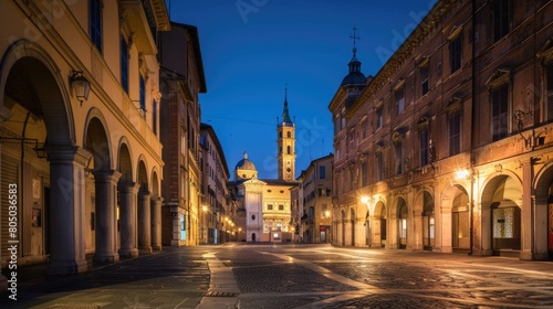Discovering: Pristine Square Portici and Towering Architecture of Hidden Gem photo