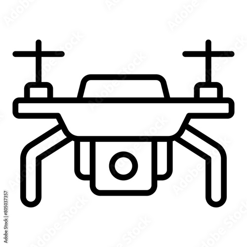 Drone line icon