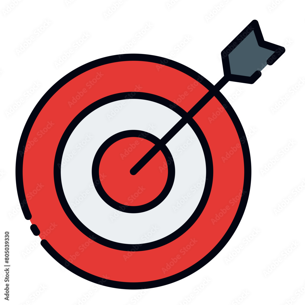 Target filled line icon Target filled line icon