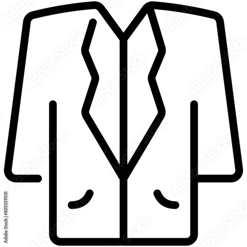 blazer line icon