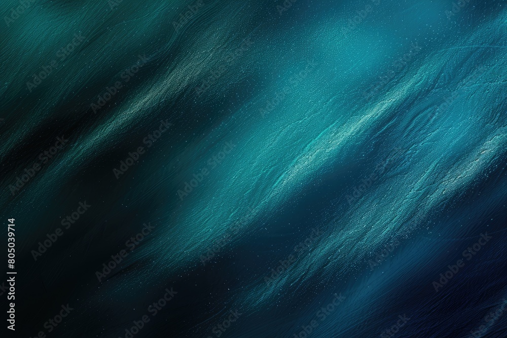 A blue green leather background