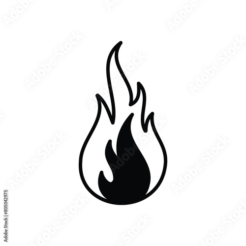 Fire vector icon