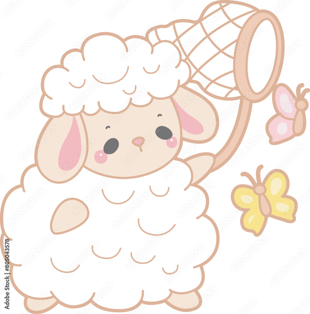 Cute sheep hand drawn emotes icon. Baby sheep illustration activites. Funny sheep clip art elements.
Cute sheep hand drawn emotes icon. Baby sheep illustration activites. Funny sheep clip art elements.