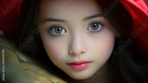 asian children in traditional wear