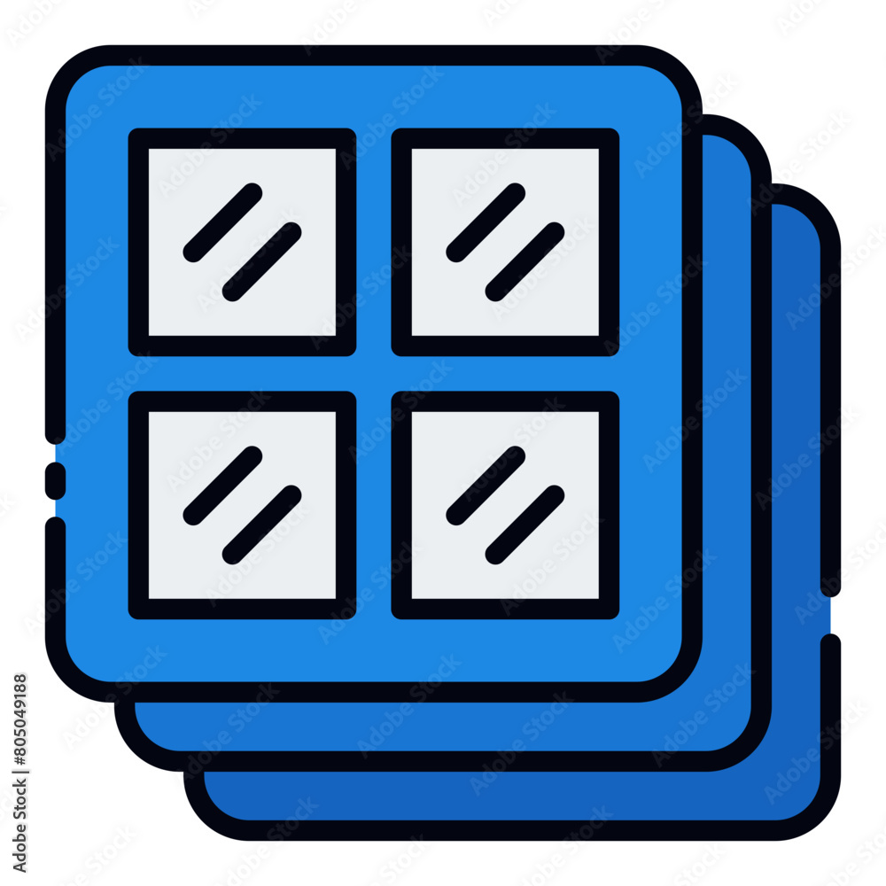 Solar Power filled line icon Solar Power filled line icon