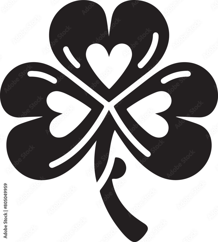 St. Patrick's Day Clover Icon St. Patrick's Day Clover Icon
