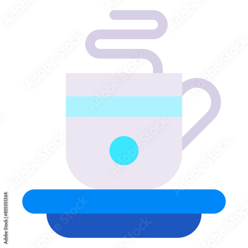 Vector Icon for Coffee, tea, drink, tea cup