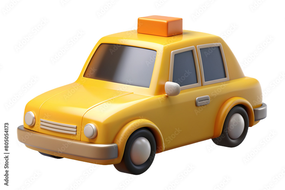 Taxi 3D Icon