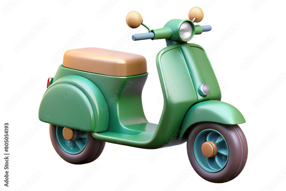 Scooter 3D Icon Scooter 3D Icon