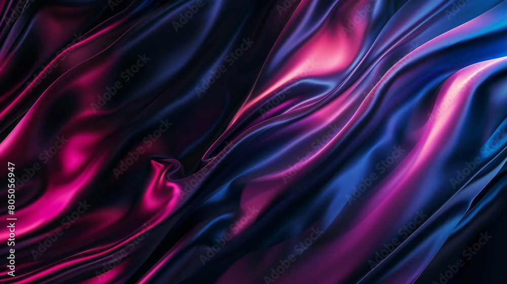 
black pink purple and blue dark wave abstract background.