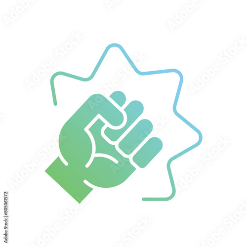 Aggression vector icon