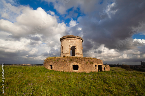 Ruins of Torre Righetti in Montecucco park - Rome photo