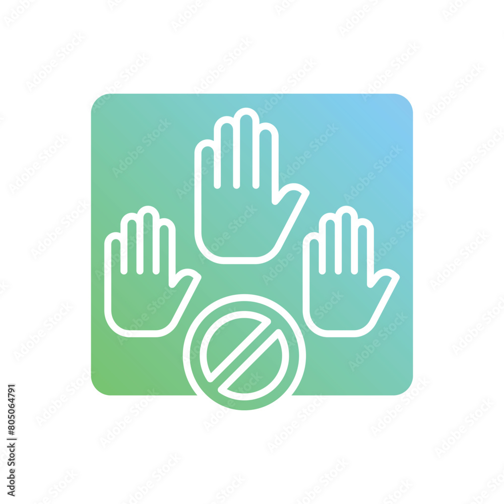 Stop vector icon Stop vector icon