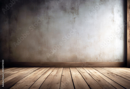  shade room grunge old wall light empty floor rough wooden poduim shadow messy retro grimy damaged architecture indoor dais dark background antique dirty inside montage loft material 