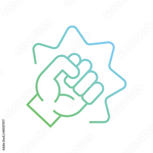 Aggression vector icon