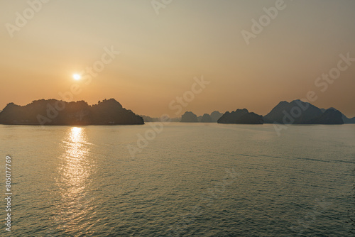 Evening at Ha Long Bay