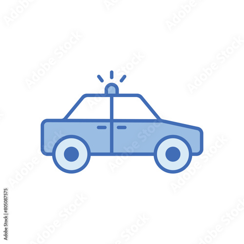 Police car vector icon