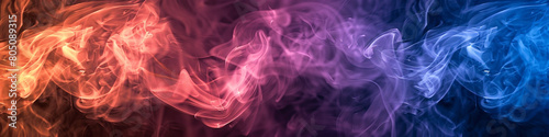 Searchlight smoke abstract background, featuring gradient transitions