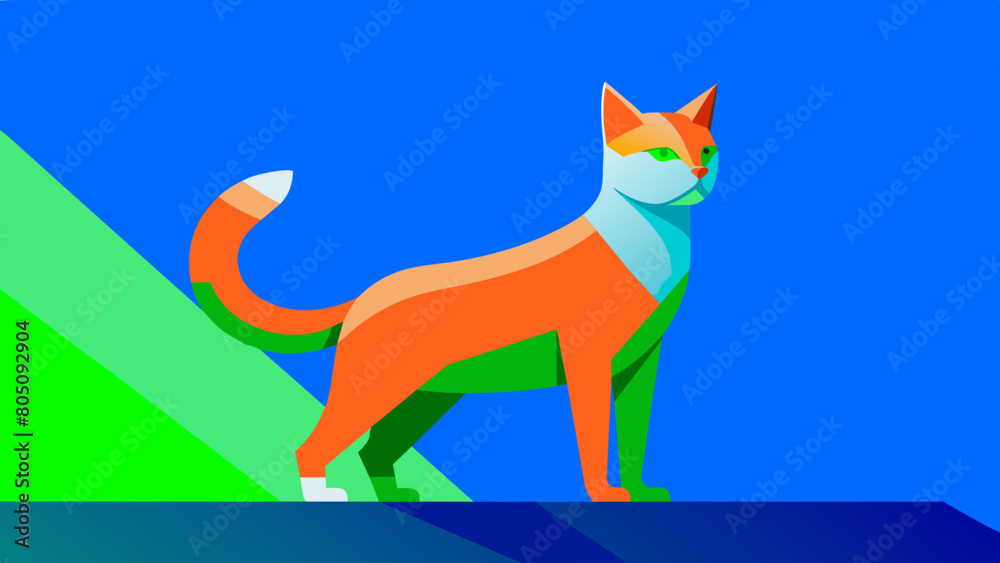 Fototapeta premium realistic Cat 