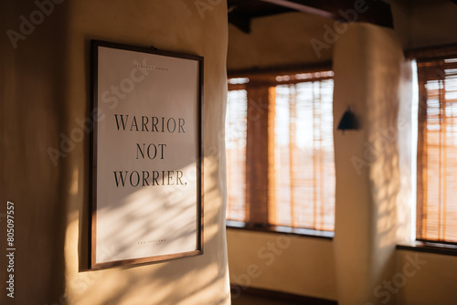 Warrior Not Worrier Mental Health Awareness photo