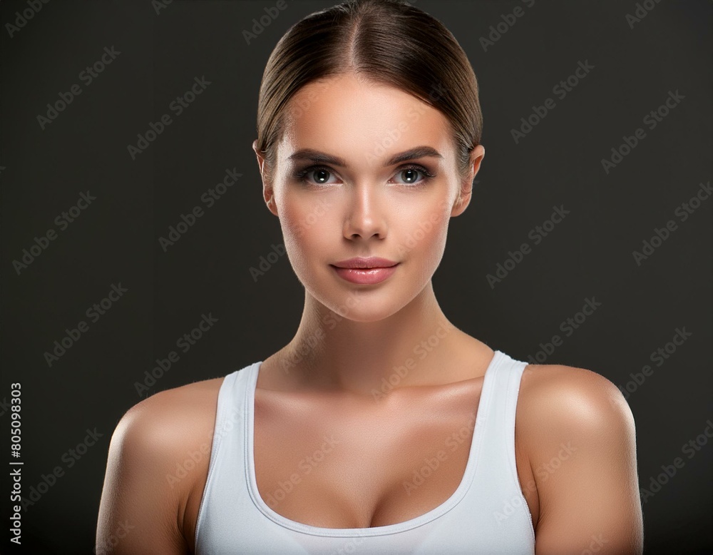 A Close-up Portrait of a Mentally Tough and Resilient Woman A Close-up Portrait of a Mentally Tough and Resilient Woman