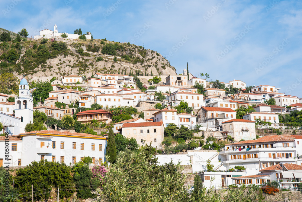 Town of Dhermi on the Albanian Riviera Town of Dhermi on the Albanian Riviera