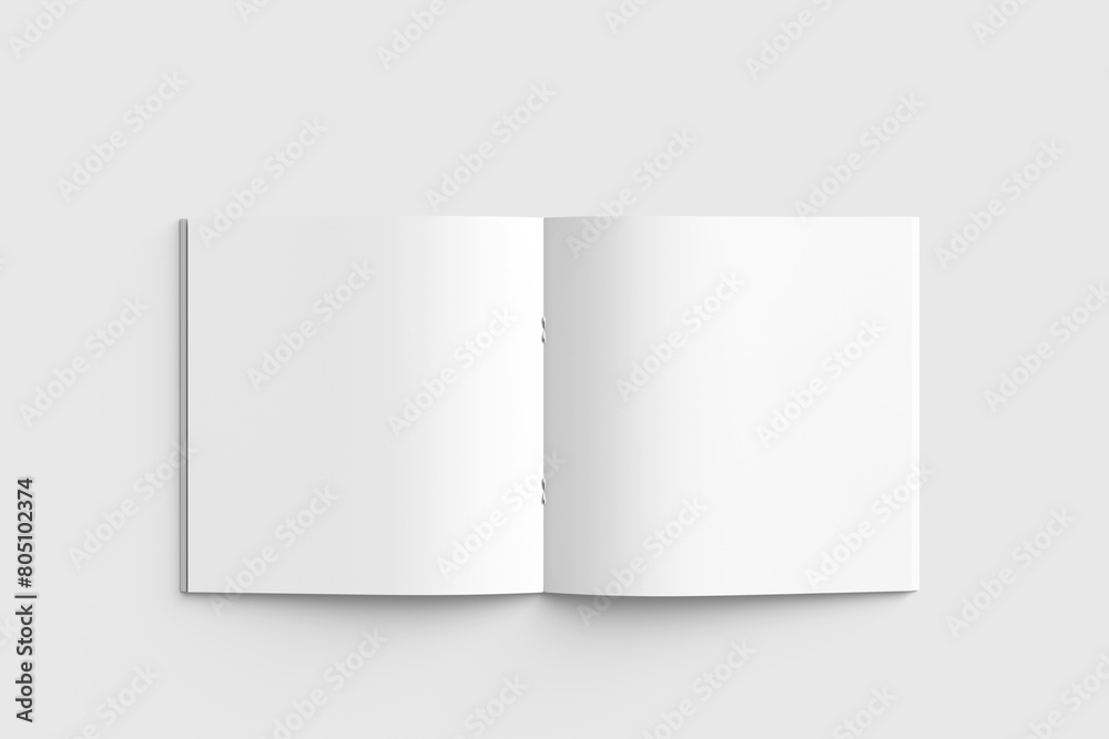square brochure mockup with grey background square brochure mockup with grey background